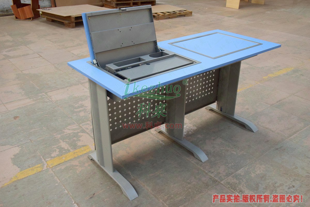 科桌家具,翻轉(zhuǎn)電腦桌,雙人金屬腳架手動(dòng)箱體翻轉(zhuǎn)電腦桌 科桌家具,翻轉(zhuǎn)電腦桌,雙人金屬腳架手動(dòng)箱體翻轉(zhuǎn)電腦桌