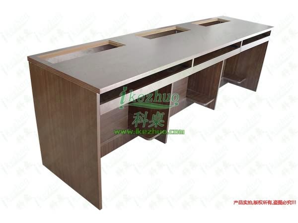 三人位電動液晶屏升降電腦桌K-24 三人位電動液晶屏升降電腦桌K-24